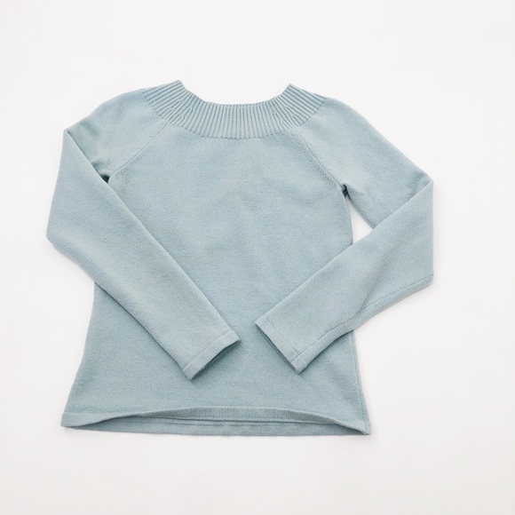 Ann Taylor Sweaters - Ann Taylor Light Blue Wool Sweater